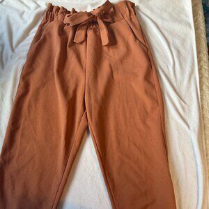 Women's SOHO Apparel Waist Sash Tie Pants